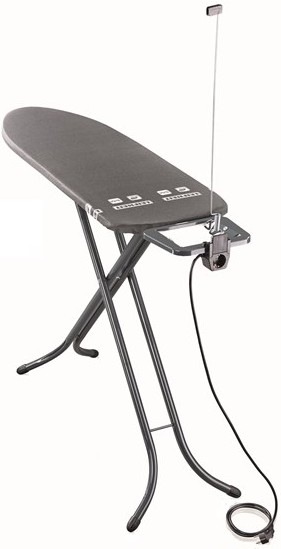 Žehlicí prkno Leifheit Air Board M BLACK Plus NF / 120 x 38 cm / výška 78–98 cm / černá/antracit Varianta: ivi1