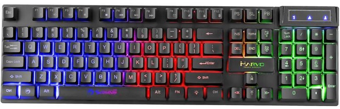 Klávesnice Marvo K605 / CZ/SK / černá Varianta: ivi1