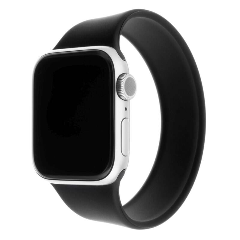 Řemínek FIXED Silicone Strap na hodinky Apple Watch 42/44/45/49 mm / vel. XS / černá Varianta: ivi1