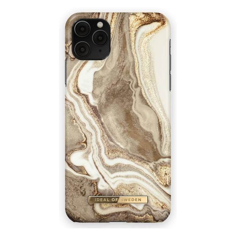 Kryt iDeal Of Sweden Fashion na mobil Apple iPhone 12/12 Pro / bílá/zlatá Varianta: ivi1
