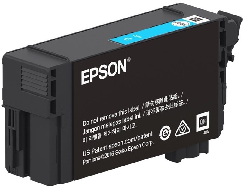 Inkoustová náplň Epson UltraChrome XD2 T40D240 / 50 ml / azurová Varianta: ivi1
