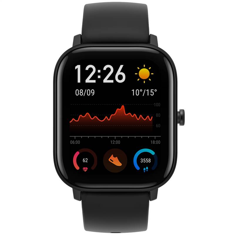 Chytré hodinky Amazfit GTS / 1,65" AMOLED / GPS / 5 ATM / výdrž až 14 dní / černá Varianta: ivi1