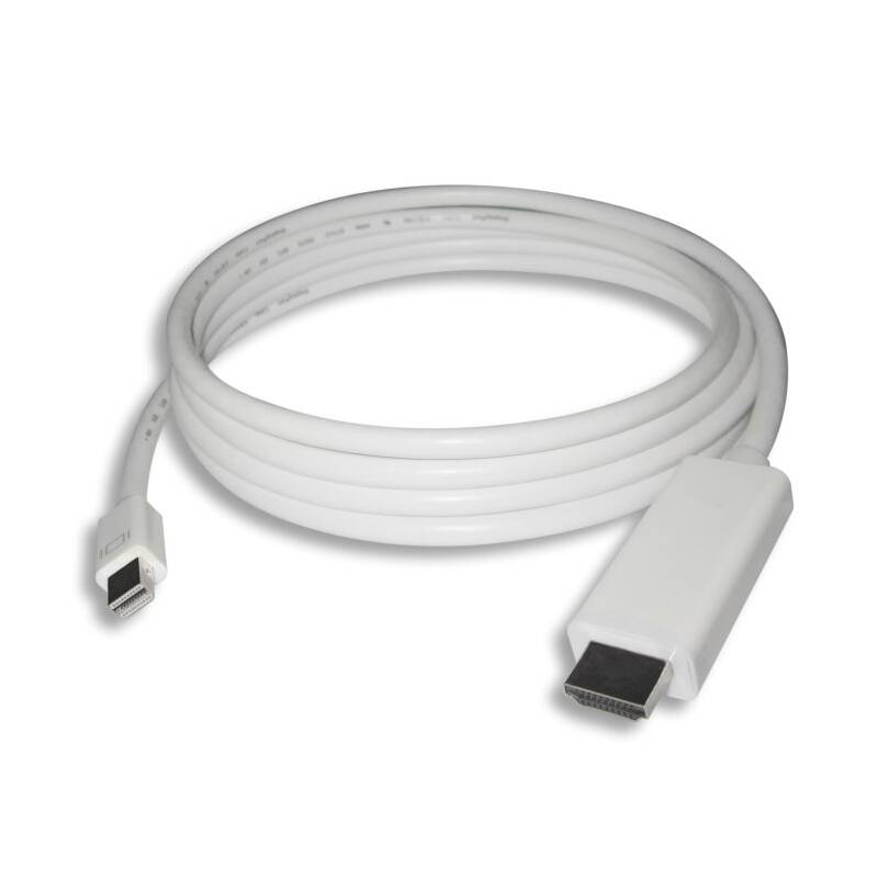 Kabel PremiumCord Mini DisplayPort / HDMI / 2 m / bílá Varianta: ivi1