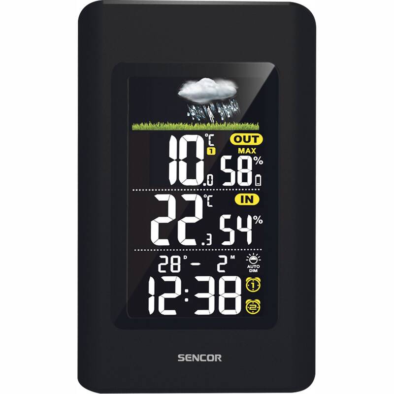 Meteostanice Sencor SWS 4270 / 5 V / 600 mA / černá Varianta: ivi1