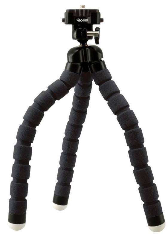Stativ Rollei Monkey Pod / nosnost 0,75 kg / 3 nohy / hliník/gumová pěna/ABS plast / černá Varianta: ivi1