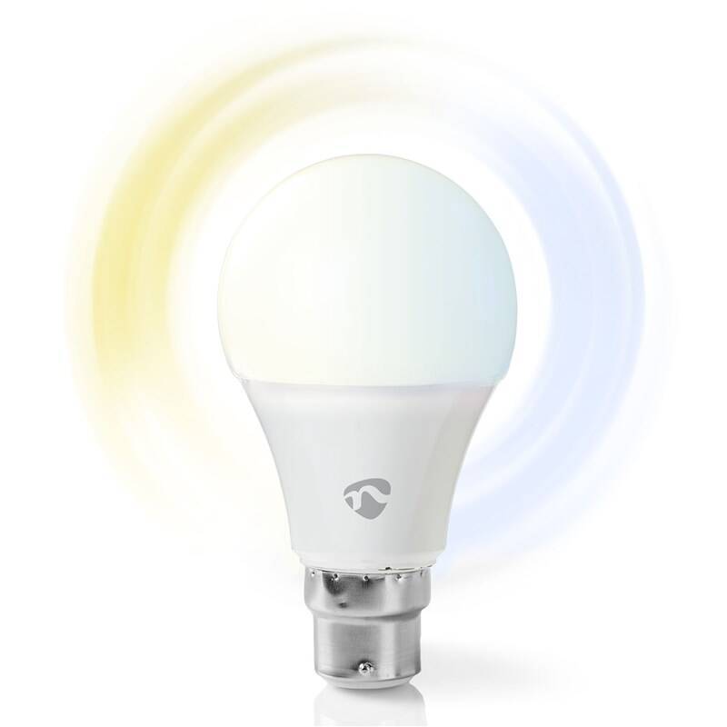 Chytrá žárovka Nedis SmartLife klasik / B22 / příkon 9 W / teplá/studená bílá Varianta: ivi1