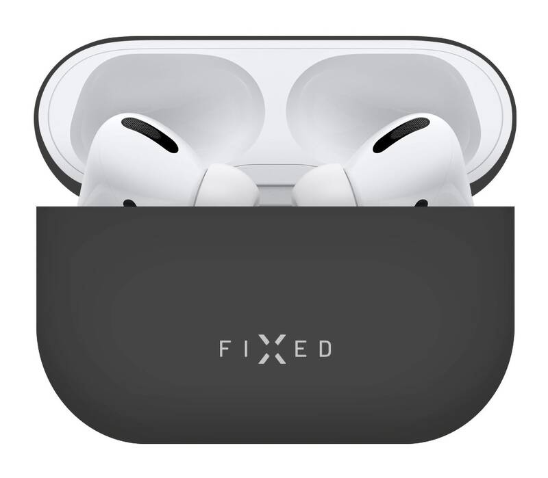 Pouzdro FIXED Silky pro sluchátka Apple AirPods Pro / černá Varianta: ivi1