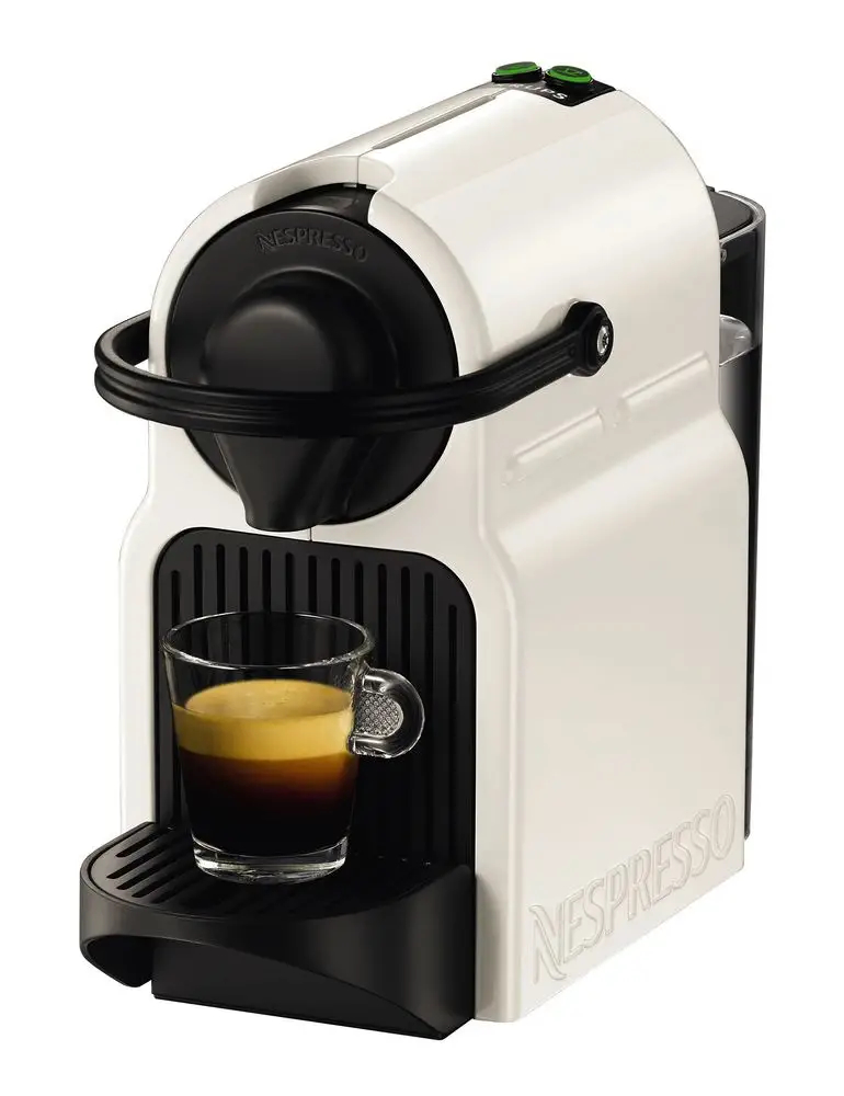 Kapslový kávovar Espresso Krups Nespresso Inissia XN1001, 1260 W / bílá / ZÁNOVNÍ