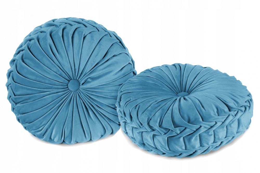 Dekorační polštář GLAMOUR - modrá