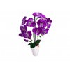 EmaHome - Orchidej umělá dekorativní květina / 68 cm / tmavá růžová