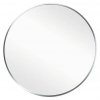 Kulaté zrcadlo na stěnu Levi / Ø 80 cm / stříbrná / POŠKOZENÝ OBAL