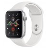 apple watch 5 44mm silver alu case w white sport band mwvd2fd a (1)