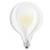 LED žárovka Osram Retrofit / E27 / 7 W / G95 / 806 lm / teplá bílá / matná