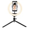 8inch with table stand copy light on with phone web