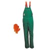Pracovní kalhoty s laclem  / XXL / zelená/oranžová