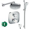 Hansgrohe Soft Cube thermostatic shower Valve With shower head and Slide Rail 88101000 (1)