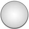 LED světelné zrcadlo DSK Design / Ø 120 cm / zrcadlové sklo / černá / POŠKOZENÝ OBAL