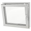 Sklepní okno / levostranná orientace / 80 x 60 cm / PVC / bílá