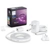 LED pásek Philips LightStrip Plus / 2 m / White and Color Ambiance + Hue bridge + základna / bílá