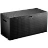 Zahradní úložný box / 120 x 52 x 60 cm / 350 l / polyratan / antracitová (iris-variant-id ivi0)