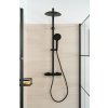 Sprchový systém / termostatická hlavice / 3 typy trysek / 7,9 l/min. / bezpečnostní zámek na 38°C / mosaz / ABS / černá (iris-variant-id ivi0)