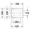 WC sedátko D-Code Duravit / měkké zavírání / duroplast / bílá (iris-variant-id ivi0)