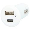 Nabíječka do auta Grundig USB-C / 5V / 3A / bílá (iris-variant-id ivi0)