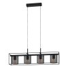 Závěsná svítidlo Eglo Catterick 43773 / 4 x 40 W / E27 / ocel / černá (iris-variant-id ivi1)