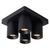 Stropní bodové LED svítidlo Lucide Nigel / 20 W / GU10/ černá (iris-variant-id ivi0)