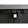 Úložný box Keter / 132 x 71,5 x 113,5 cm / 120 l / plast / dvoje dveře / výklopné víko / sklon střechy 7° / polypropylen / antracitová/černá (iris-variant-id ivi0)