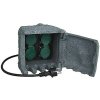 Rozvaděč napájení Power Rock / 4 zásuvky / délka kabelu 10 m / 3500 W / šedá (iris-variant-id ivi0)