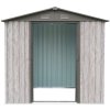 Zahradní domek BestBerg ZDB-2SD / 2,5 m2 / 194 x 131 x 184 cm / bílé dřevo/šedá (iris-variant-id ivi0)