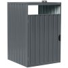 Přístřešek na popelnice BestBerg KP-1A / 0,6 m2 / 80 x 122 x 80 cm / šedá (iris-variant-id ivi0)
