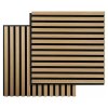 Sada 2 akustických panelů FibroTech Square / 52 x 52 x 2,2 cm / plast/ MDF / světlý dub (iris-variant-id ivi1)