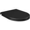WC sedátko RAK Ceramics Feeling s měkkým zavíráním / duroplast / černá matná (iris-variant-id ivi0)