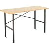 Pracovní stůl 165 x 60 x 85 cm / nosnost 200 kg / ocel / smrk / černá (iris-variant-id ivi0)