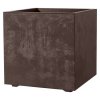 Samozavlažovací květináč Deroma Millennium Planter / 39 x 39 x 39 cm / plast / hnědá (iris-variant-id ivi0)