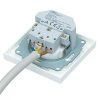 Zásuvka s USB typu A/C / 16 A / 2 USB porty / bílá