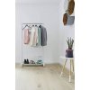 Stojanový věšák Store It / 101 - 165 cm / kov / bílá/stříbrná