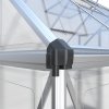 Skleník BestBerg SH-9 / 9 m² / 480 x 182 x 208 cm / stříbrná