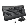Klávesnice s myší Logitech Advanced MK540 / švýcarská / bezdrátová / dosah 10 m / černá