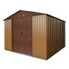 Zahradní domek BestBerg ZDB-9D / 9 m² / 279 x 324 x 211 cm / dřevo/hnědá