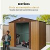 Zahradní domek BestBerg ZDB-9D / 9 m² / 279 x 324 x 211 cm / dřevo/hnědá