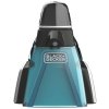 Ruční vysavač Black+Decker BHSB320JP 2 v 1 / 0,25 l / 12 V / 2 režimy / černá/modrá