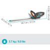 Aku nůžky na živý plot Gardena ComfortCut 5018V P4A 14730 55 (8)