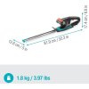 Aku nůžky na živý plot Gardena EasyCut 4018V 14733 55 (4)