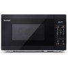 Mikrovlnná trouba Sharp YC-MG02U-B / 800 W / 20 l / černá