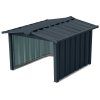 Garáž pro robotickou sekačku BestBerg BBLM-88A / 88 x 86 x 60 cm / antracit