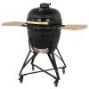 Keramický Kamado BBQ gril BestBerg BBGK-55B / Ø 46 cm / černá