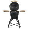 Keramický Kamado BBQ gril BestBerg BBGK-46B / Ø 38,3 cm / černá
